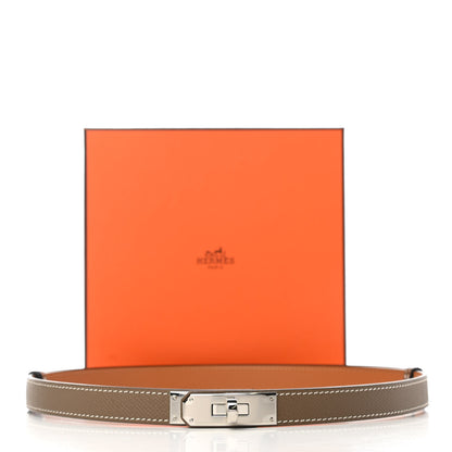 Hermes Epsom Kelly Belt Etoupe 5 of 5