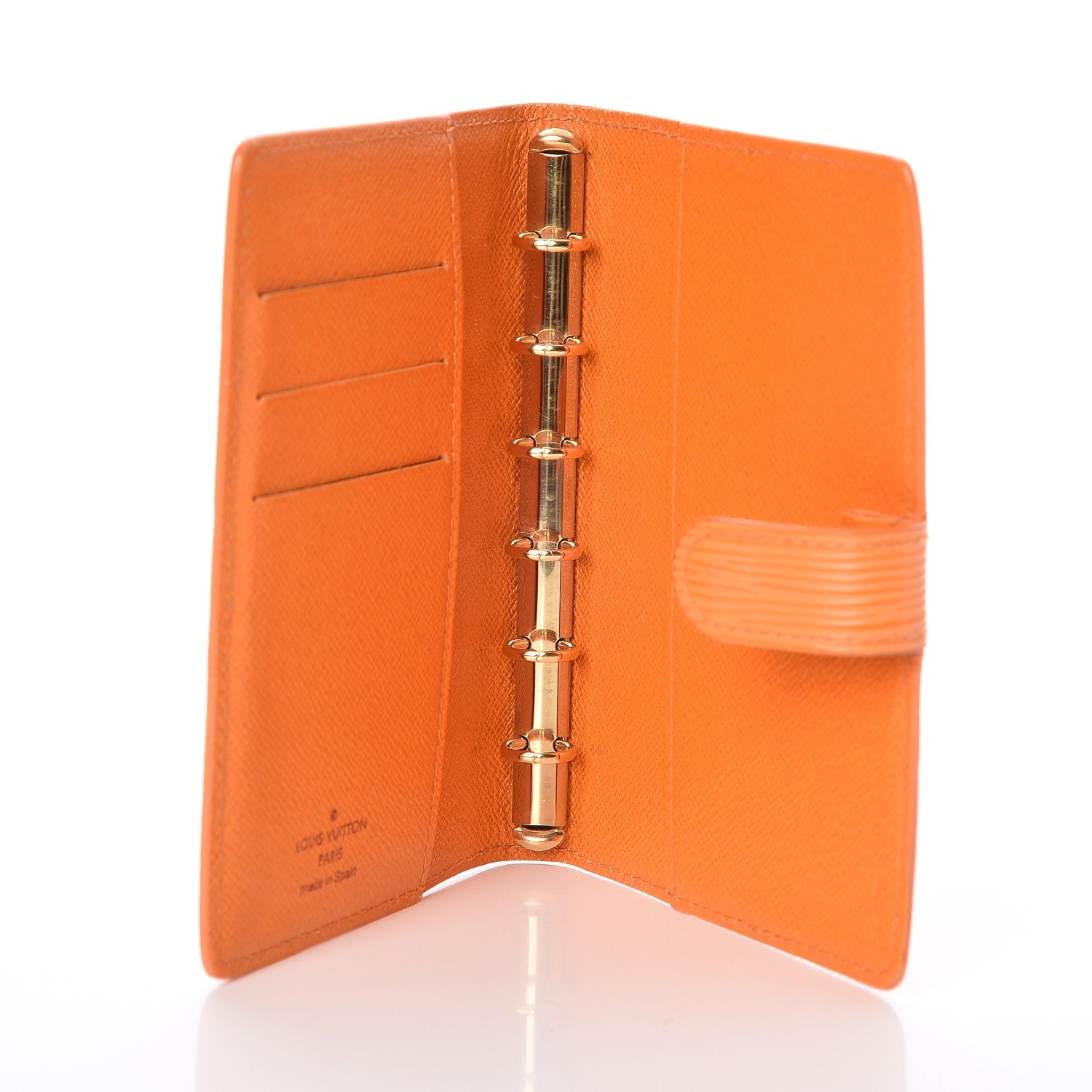 Louis Vuitton Epi Small Ring Agenda Cover Mandarin 5 of 8