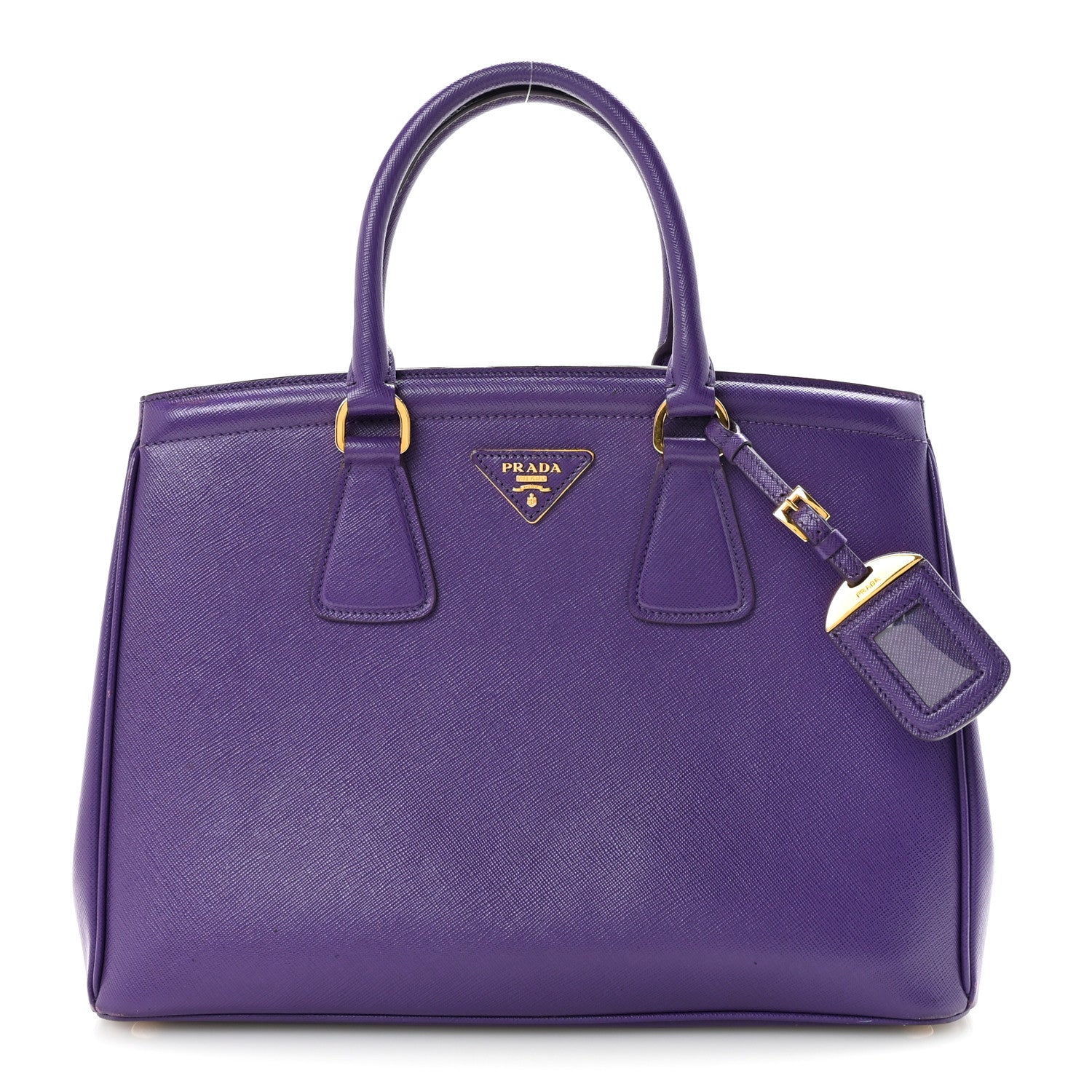 Prada Saffiano Lux Parabole Tote Viola 1 of 9