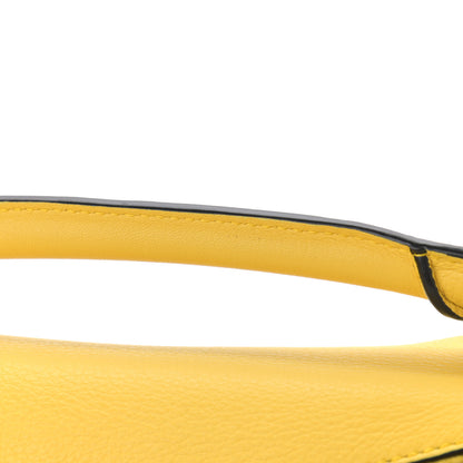 Loewe Calfskin Mini Puzzle Bag Yellow 10 of 10