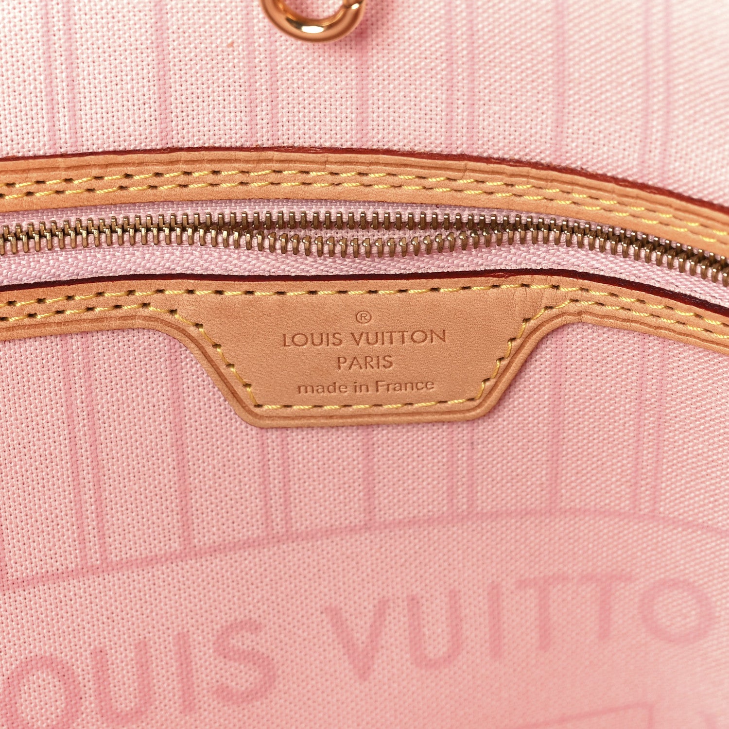 Louis Vuitton Damier Azur Neo Neverfull MM Rose Ballerine 7 of 11
