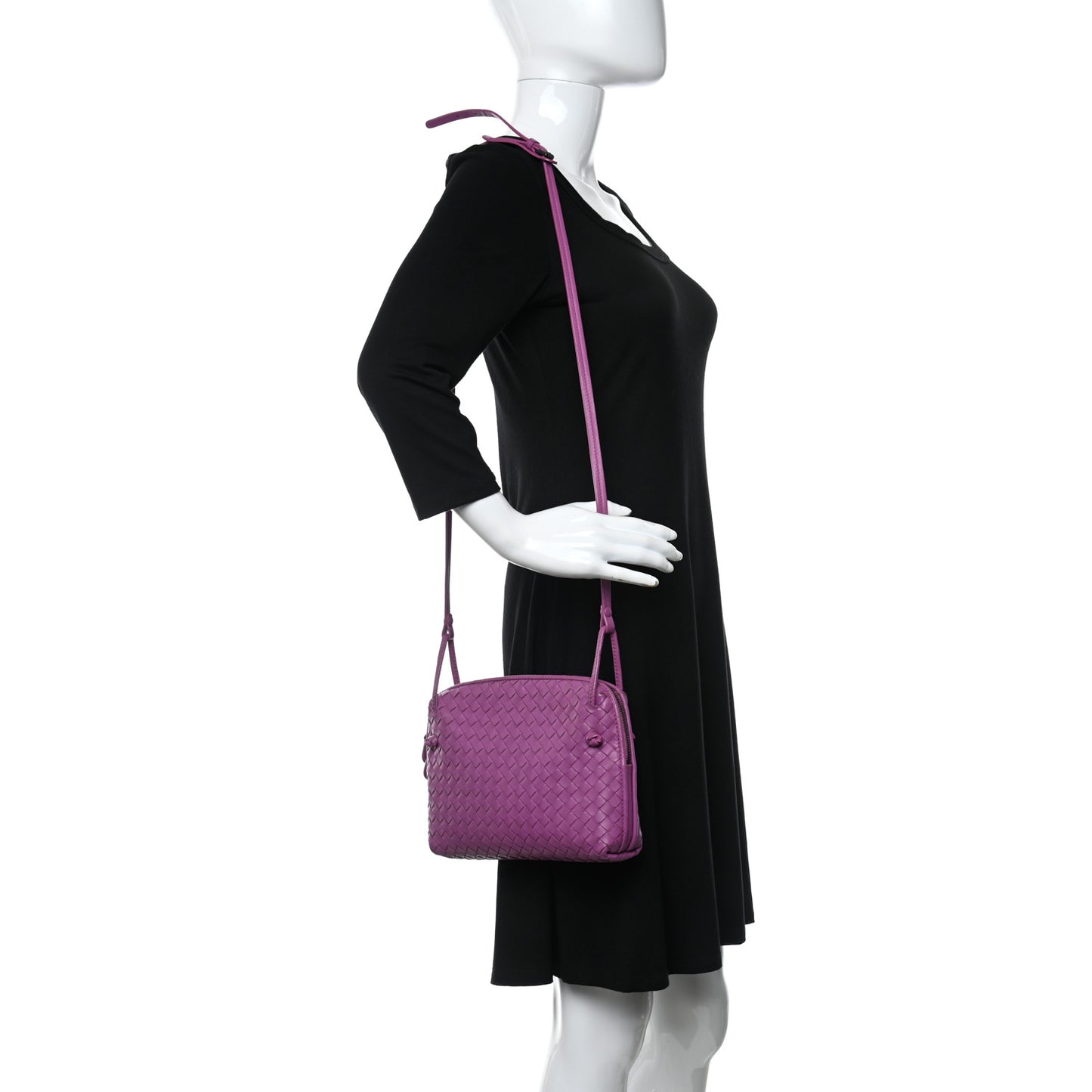 Nappa Intrecciato Nodini Bag Ametiste
