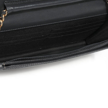 Chanel Lambskin Timeless CC Wallet on Chain WOC Gray 5 of 8