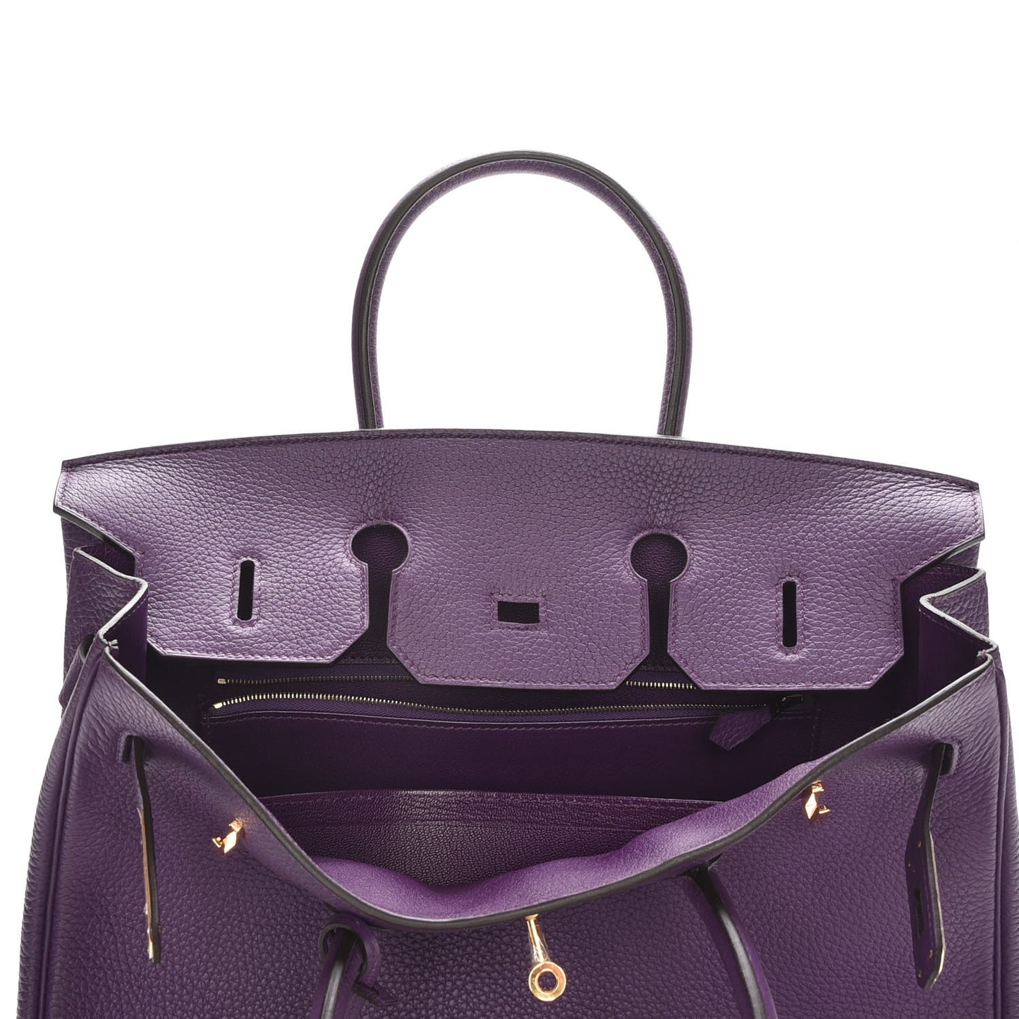 Taurillon Clemence Birkin 35 Ultraviolet