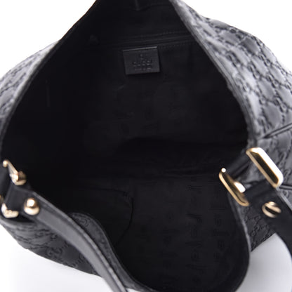 Gucci Guccissima Large New Ladies Web Hobo Black 5 of 12