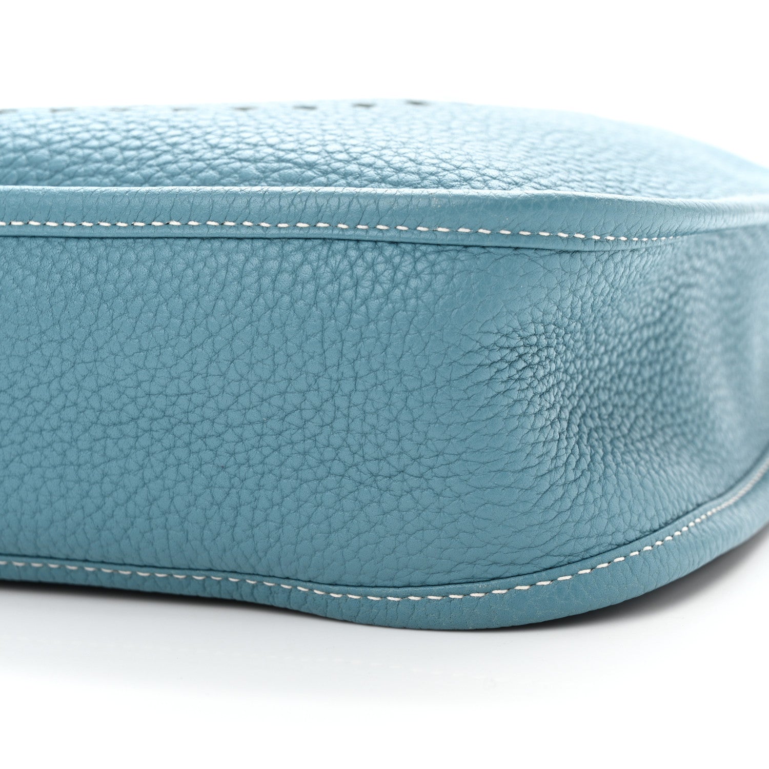 Hermes Taurillon Clemence Evelyne PM Blue Jean 10 of 10