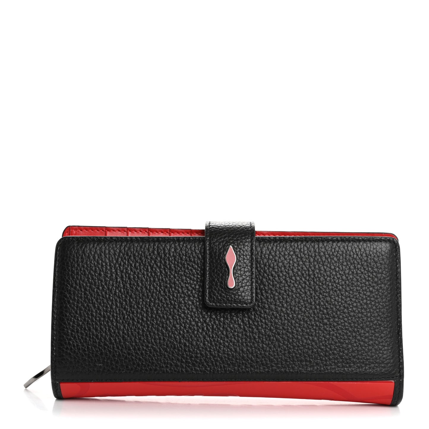 Calfskin Paloma Wallet Black