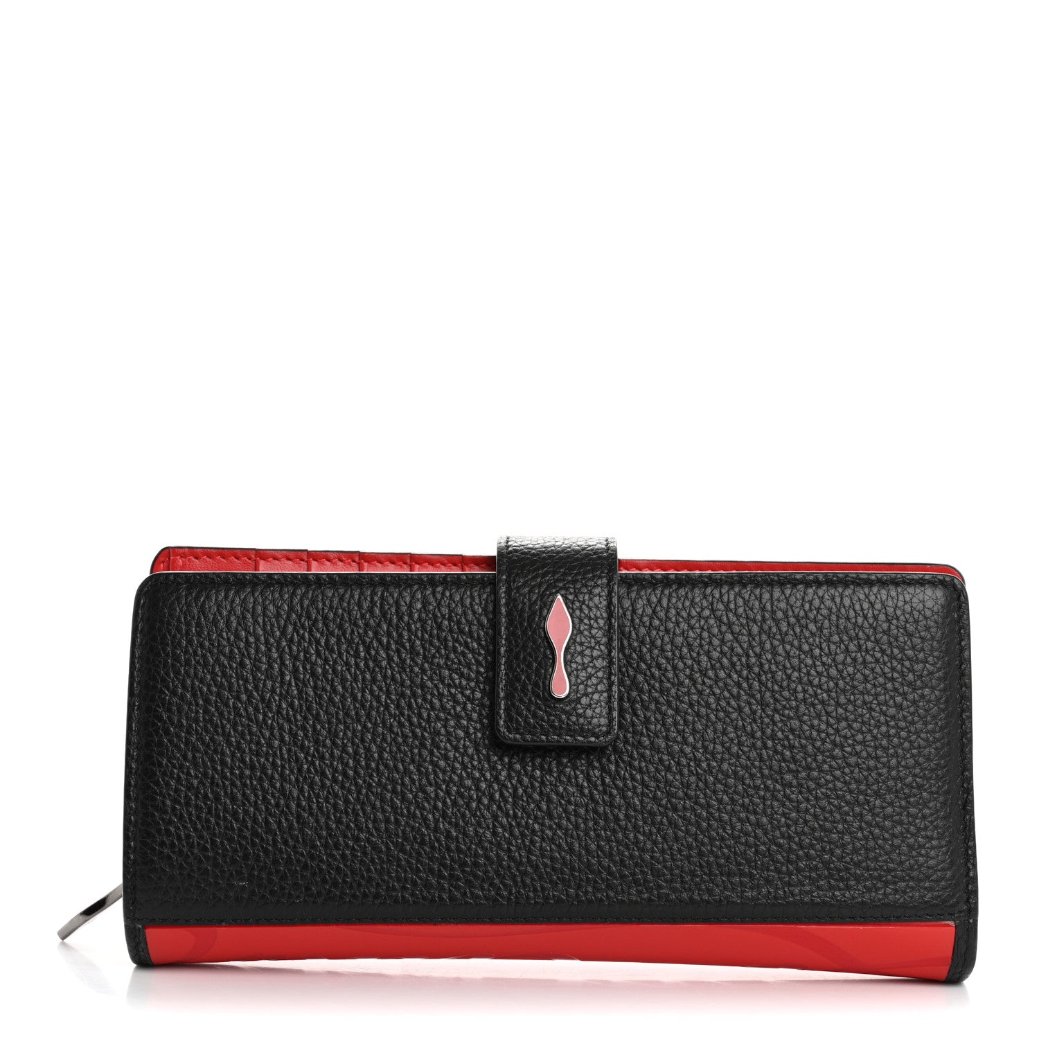 Christian Louboutin Calfskin Paloma Wallet Black 1 of 8