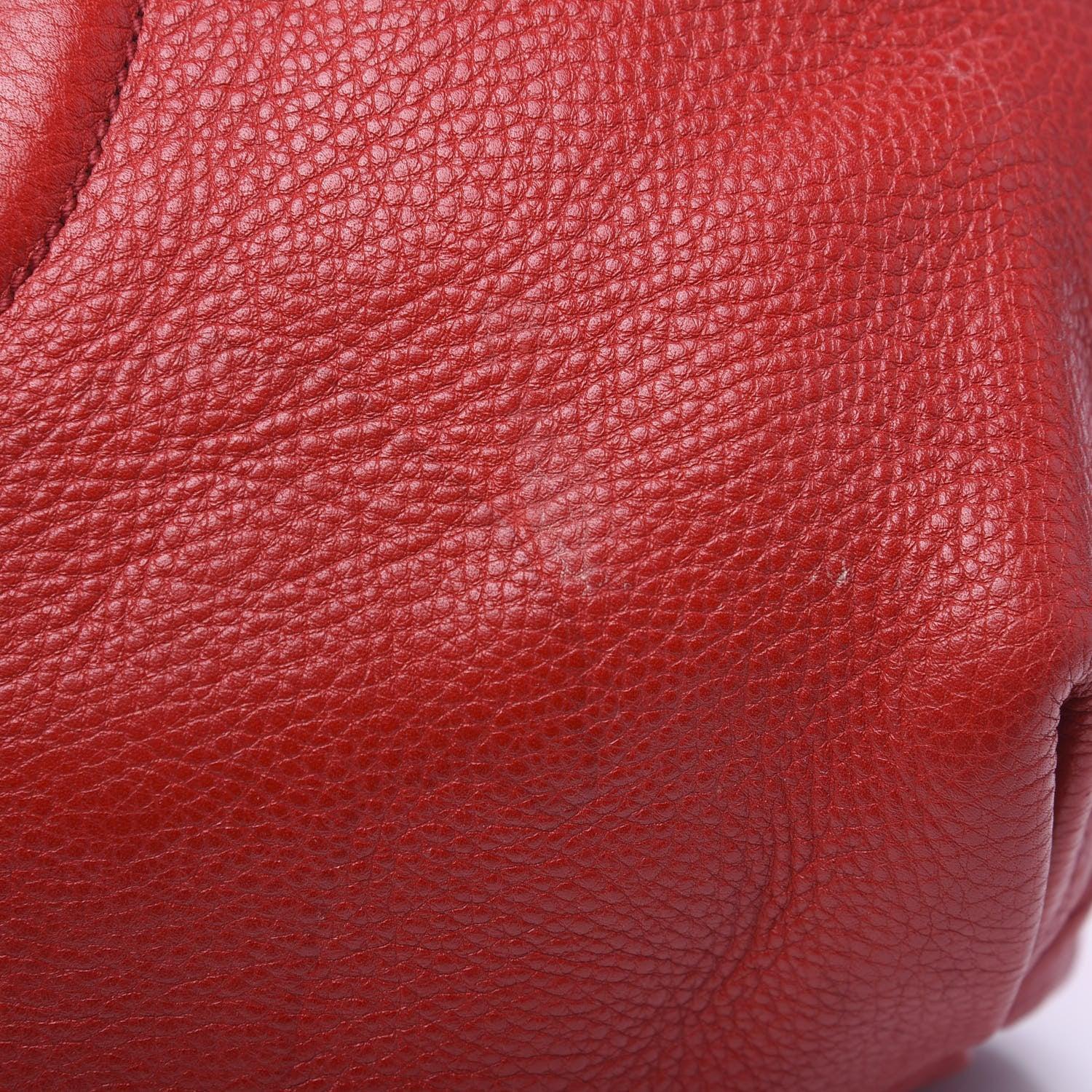 Gucci Pebbled Calfskin Large Soho Hobo Red 10 of 11