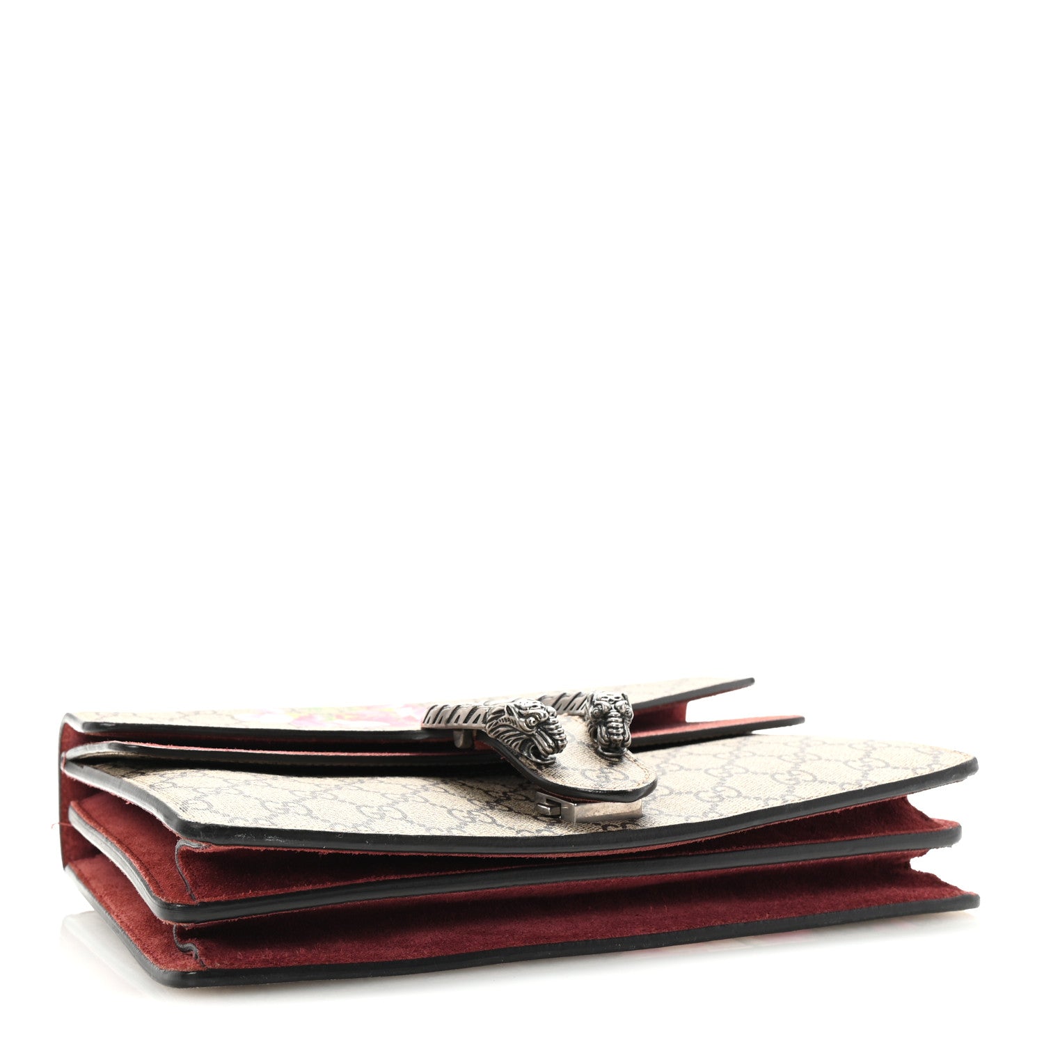 Gucci GG Supreme Monogram Blooms Small Dionysus Shoulder Bag Beige Multicolor Dry Rose 4 of 10