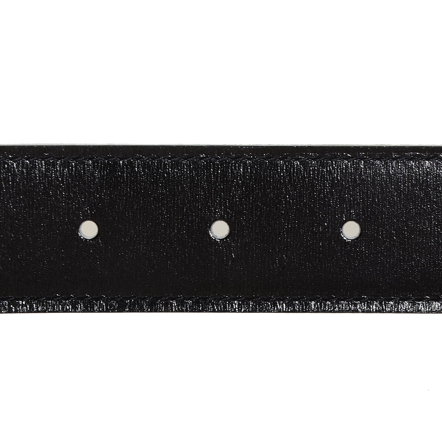 Hermes Box Togo 32mm Constance Brushed H Reversible Belt 90 Black Chocolate 4 of 7