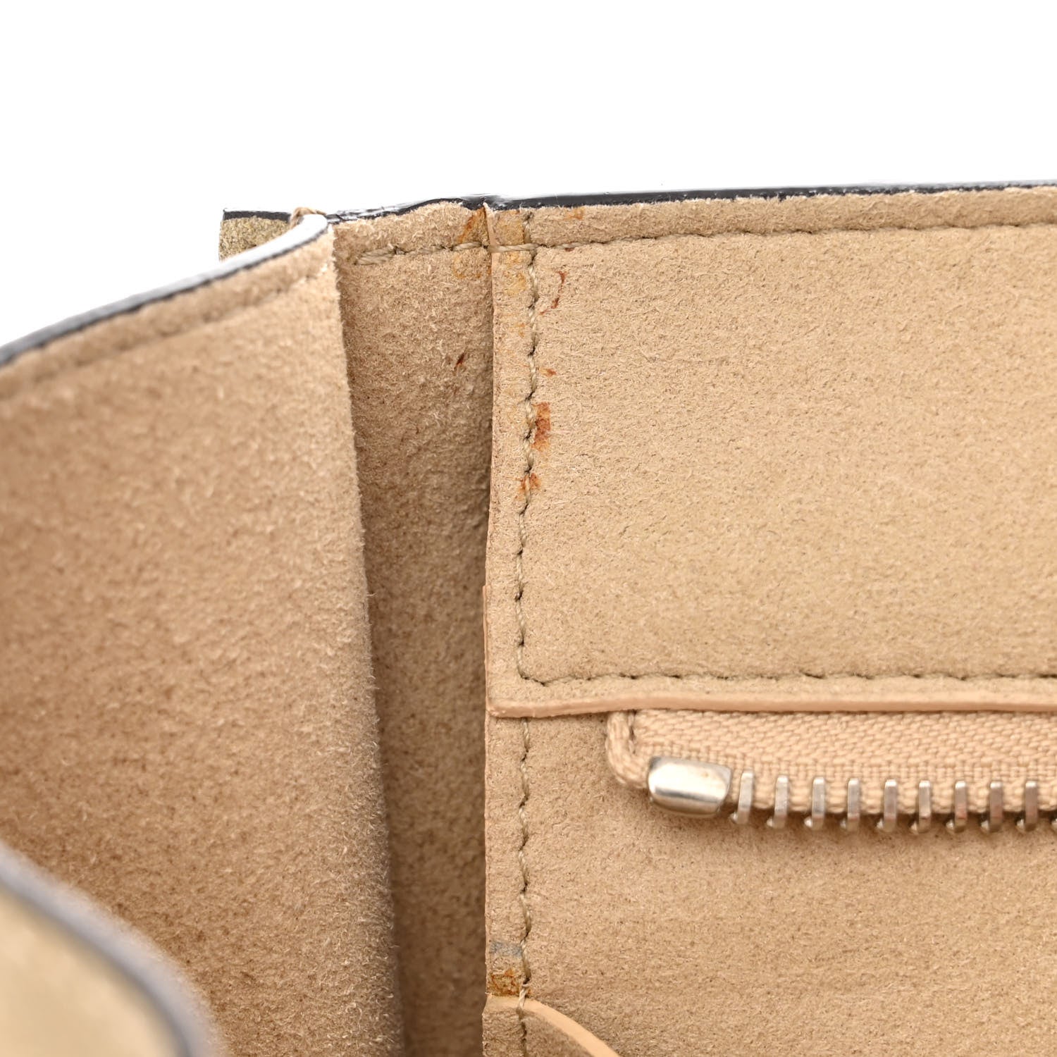 Givenchy Suede Calfskin Lambskin Medium Shark Lock Satchel Taupe 8 of 11