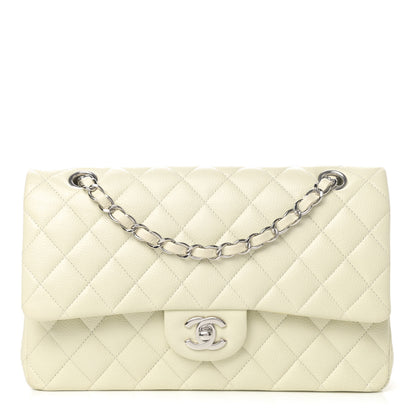 Chanel Caviar Quilted Medium Double Flap Light Green 1 of 4