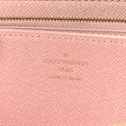 Louis Vuitton Damier Ebene Zippy Wallet Rose Ballerine 6 of 6