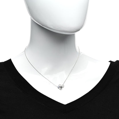 Tiffany Platinum Diamond Tanzanite Paper Flowers Pendant Necklace 2 of 5