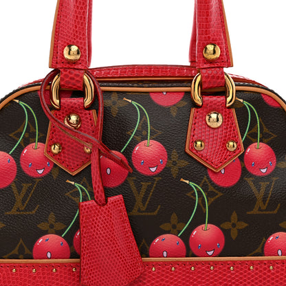 Louis Vuitton Lizard Monogram Cerises Neo Deauville 8 of 10