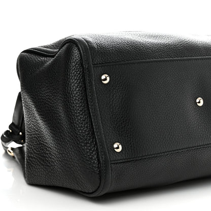 Gucci Pebbled Calfskin Medium Soho Shoulder Bag Black 9 of 10