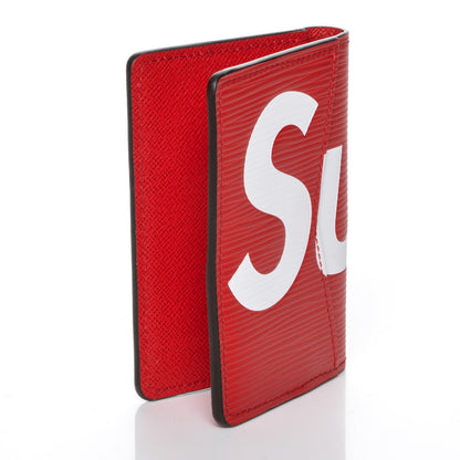 Louis Vuitton X SUPREME Epi Pocket Organizer Red 3 of 7