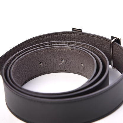 Hermes Box Togo 32mm Quizz H Belt 95 Black Etain 4 of 6