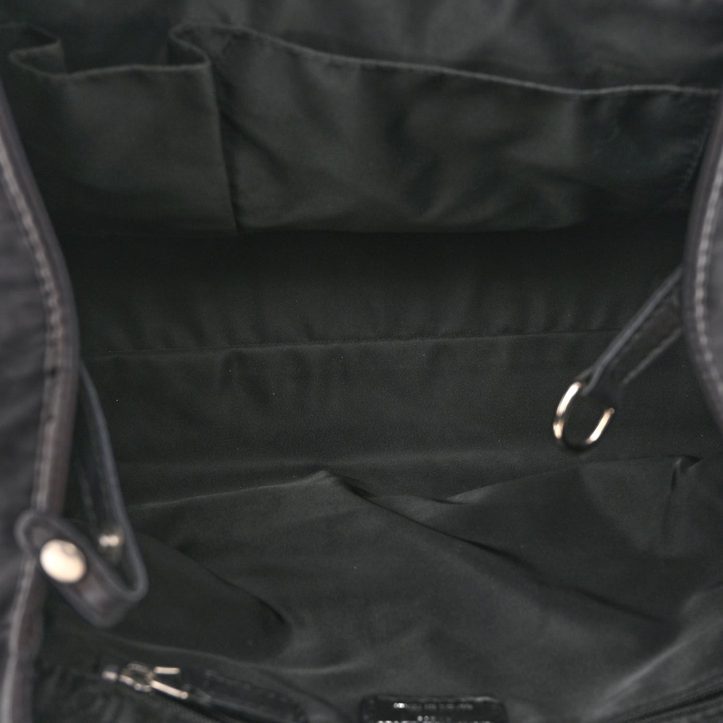 Nylon Monogram Medium Lovely Tote Black