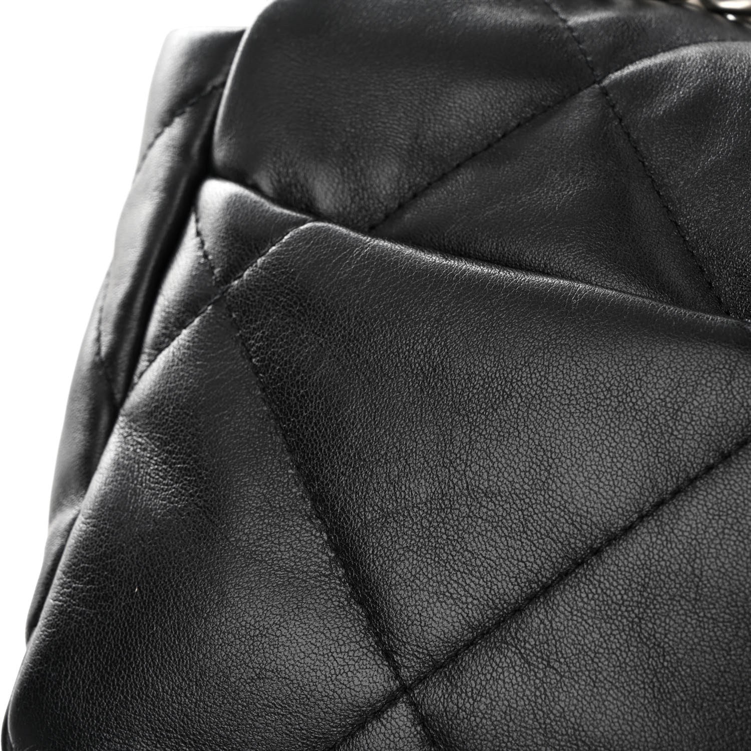 Chanel Lambskin Quilted Medium Chanel 19 Flap Black 11 of 12