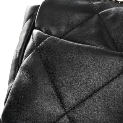 Chanel Lambskin Quilted Medium Chanel 19 Flap Black 11 of 12