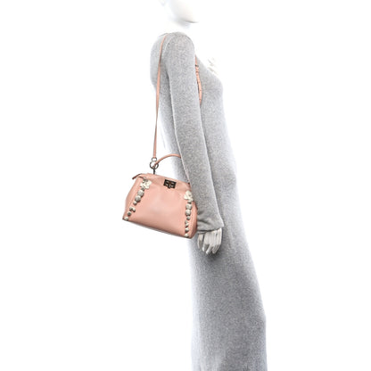 Fendi Nappa Rosebud Mini Peekaboo Iconic Satchel Baby Pink 2 of 11