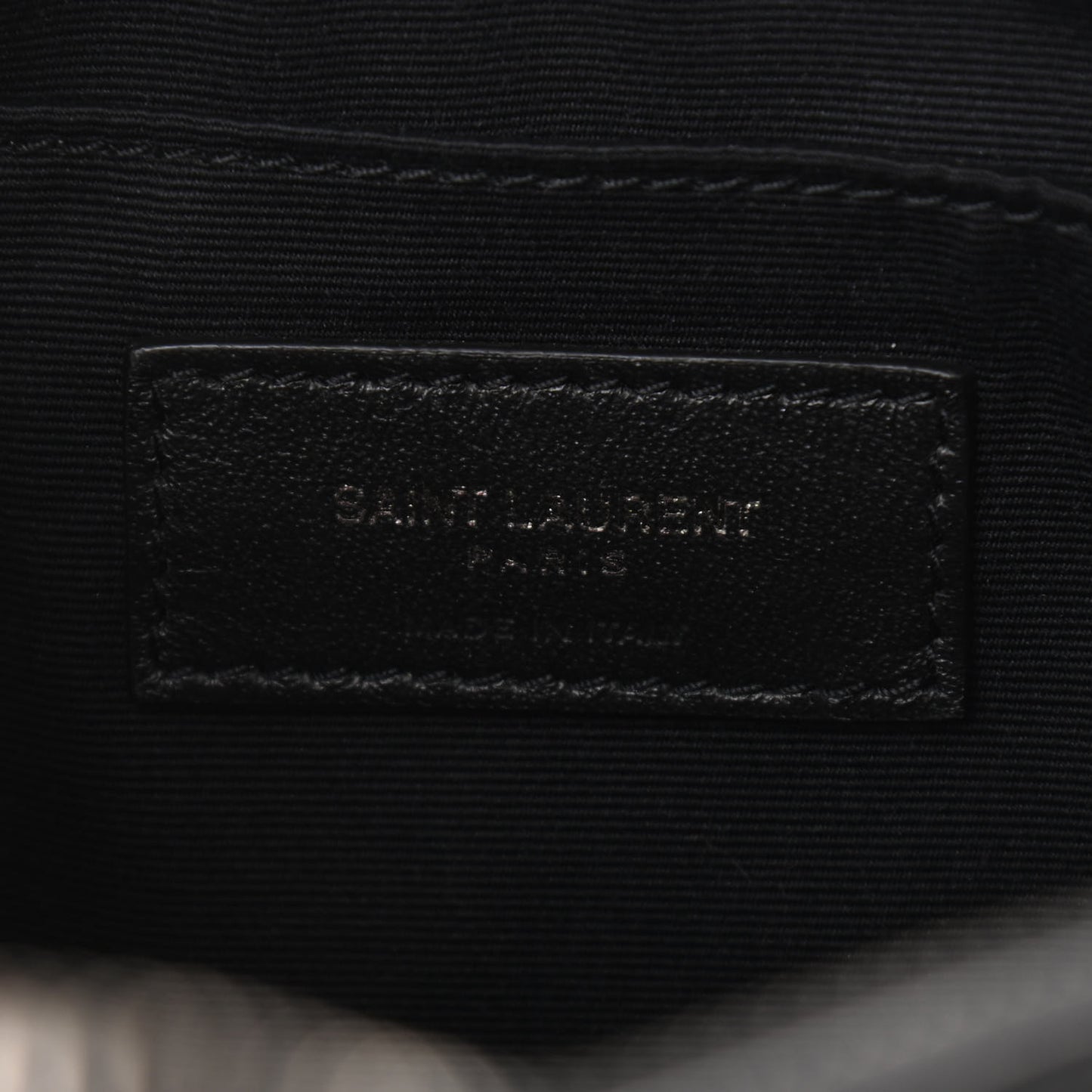 Calfskin Matelasse Monogram Lou Camera Bag Black