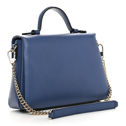 Gucci Dollar Calfskin Interlocking G Top Handle Shoulder Bag Caspian 2 of 11