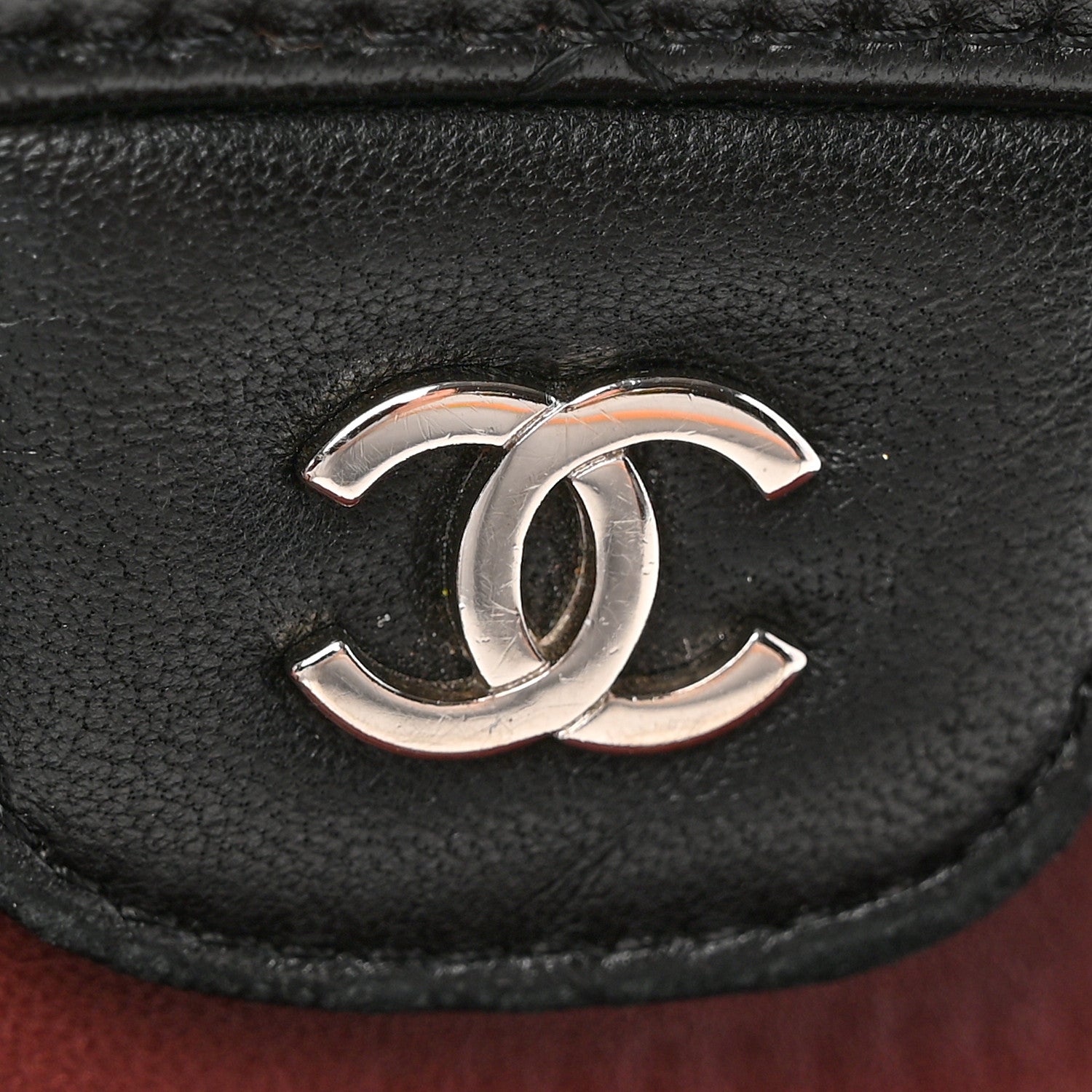 Chanel Lambskin Quilted Large Flap Wallet Black 10 of 14