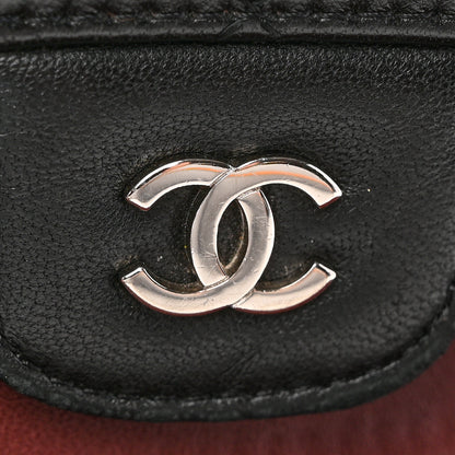 Chanel Lambskin Quilted Large Flap Wallet Black 10 of 14