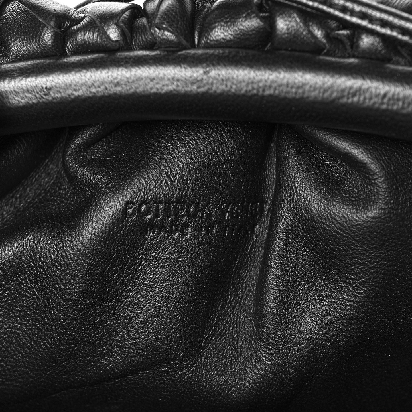Nappa Intrecciato The Mini Pouch Black