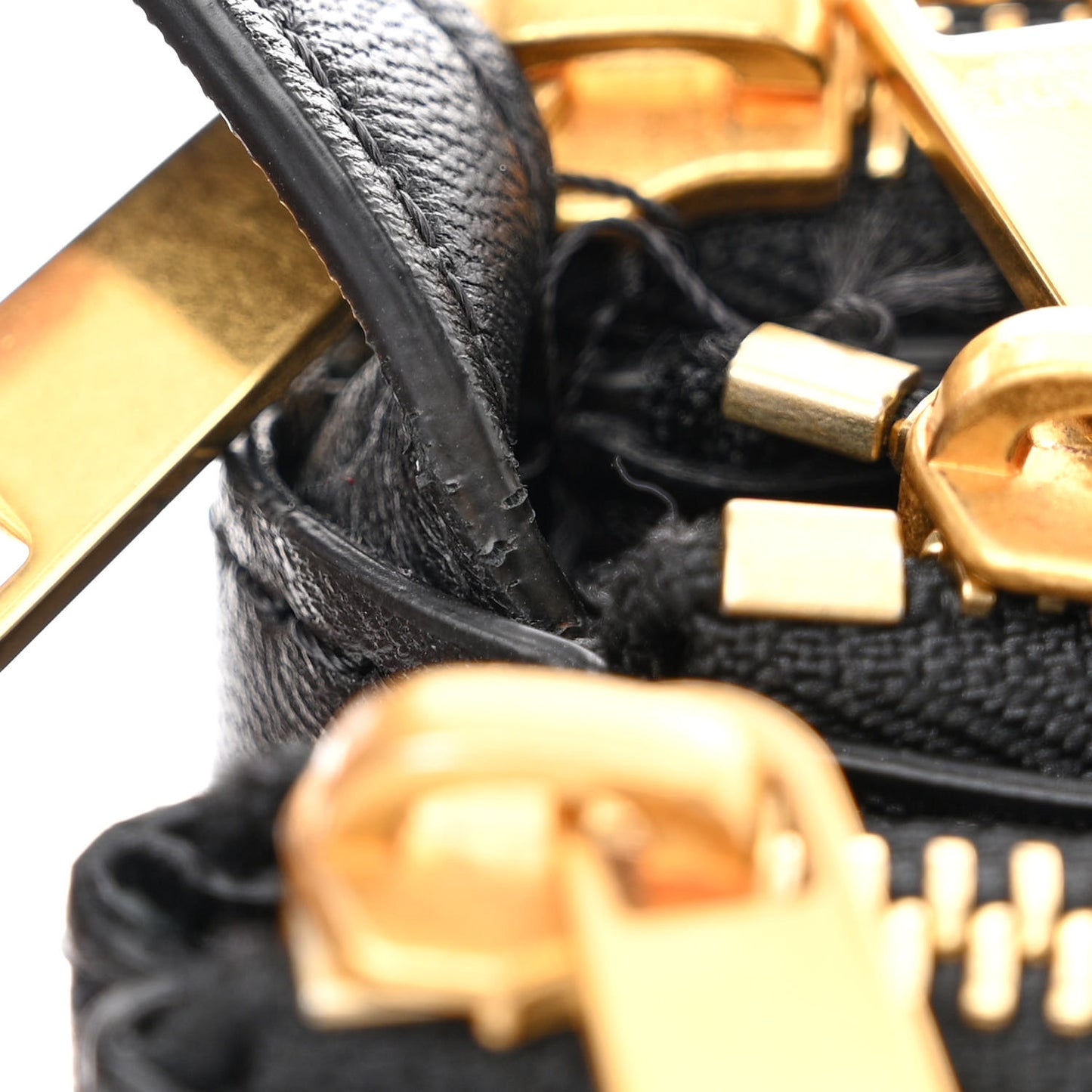 Lambskin Large Trio Crossbody Bag Black