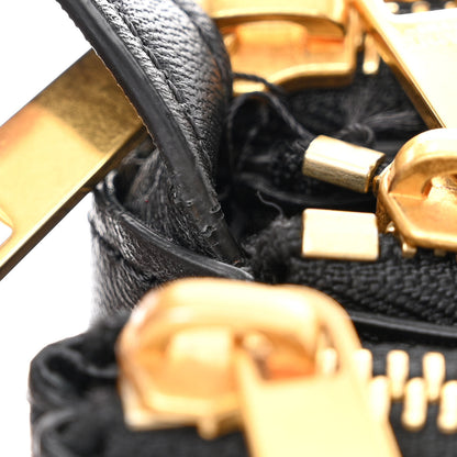 Celine Lambskin Large Trio Crossbody Bag Black 15 of 16