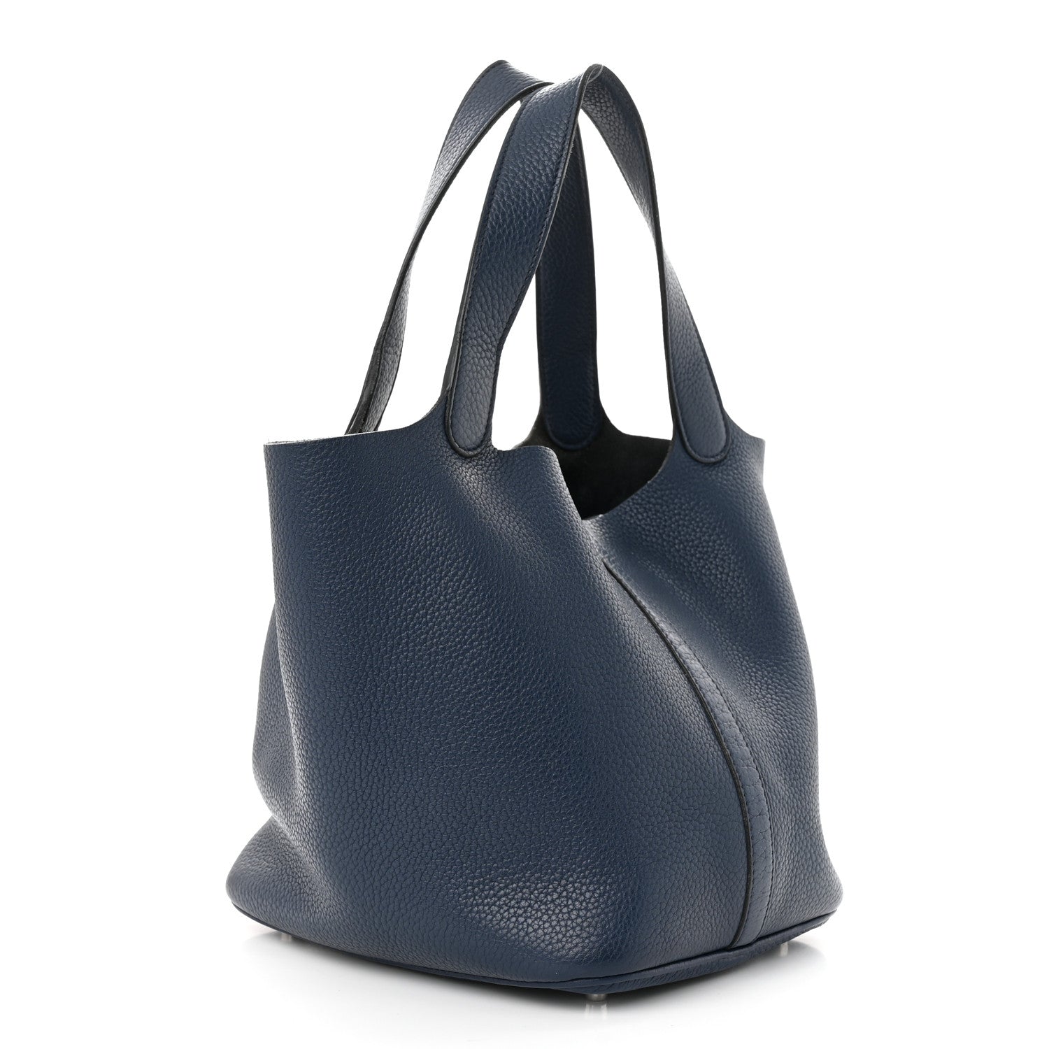 Hermes Taurillon Clemence Picotin Lock 22 MM Bleu De Prusse 3 of 10