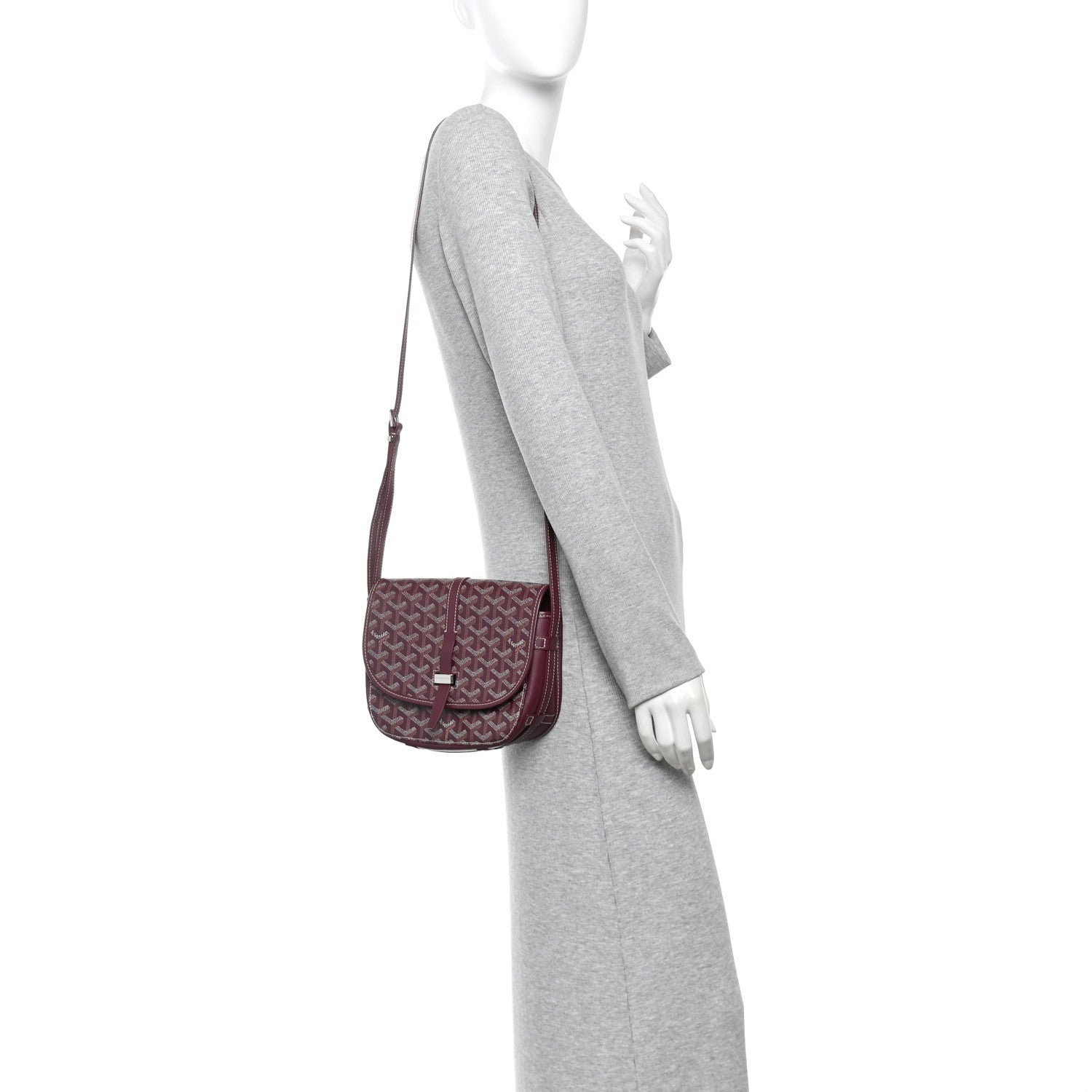 Goyard Goyardine Belvedere II PM Messenger Bag Bordeaux 2 of 11