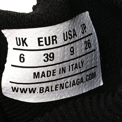 Balenciaga Neoprene Knit Womens Speed Clear Sole Sneakers 39 Black Pink Fluo 6 of 7