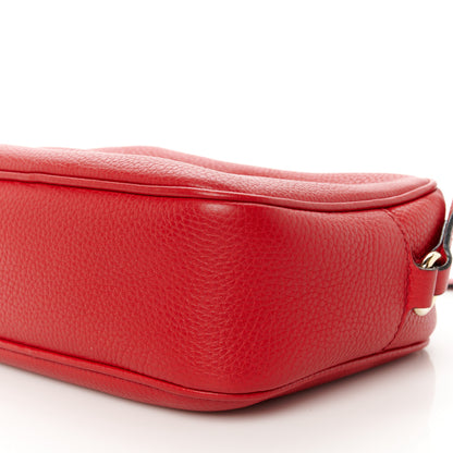 Gucci Pebbled Calfskin Small Soho Disco Bag Tabasco Red 11 of 11