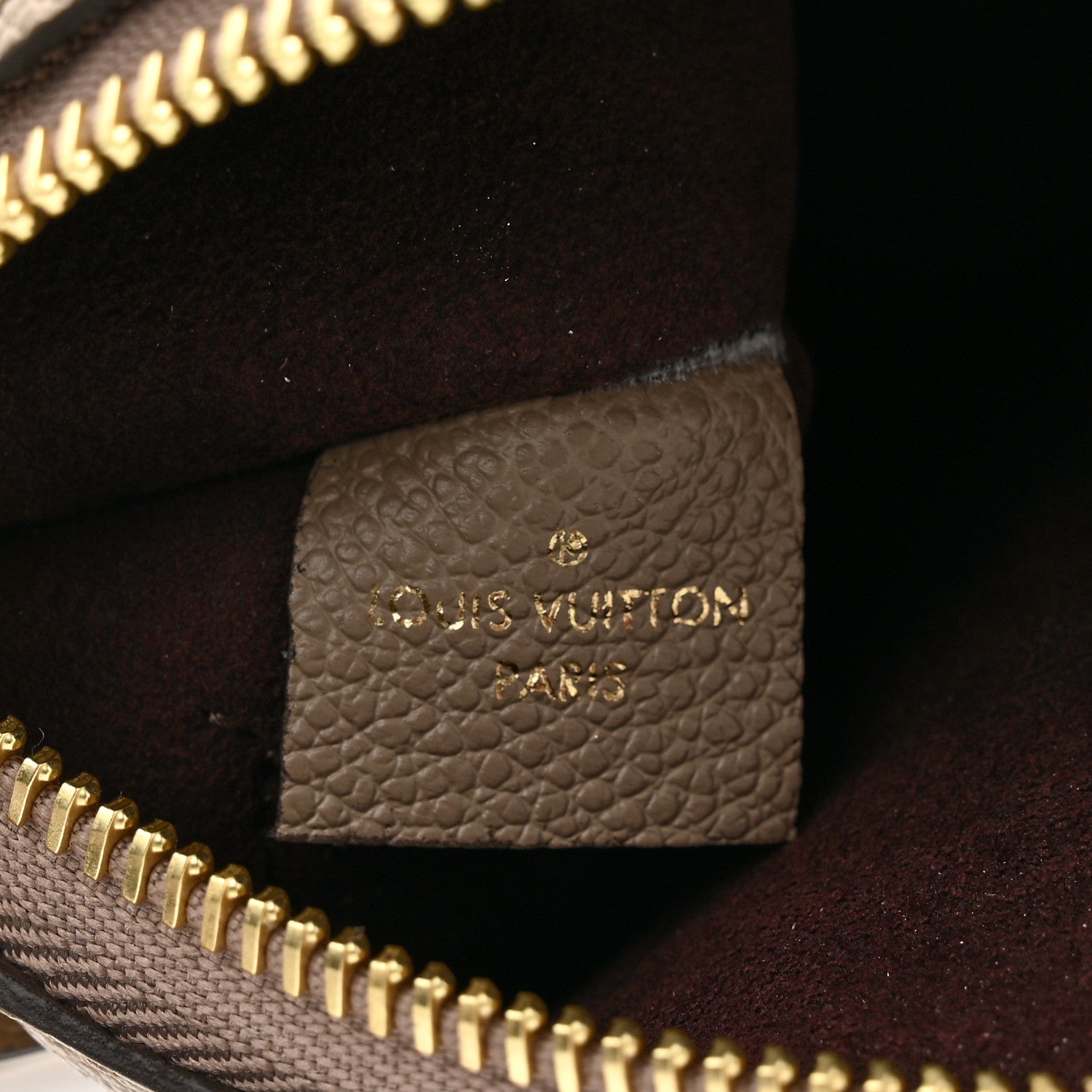 Louis Vuitton Empreinte Monogram Giant Neverfull MM Pochette Tourterelle 6 of 6