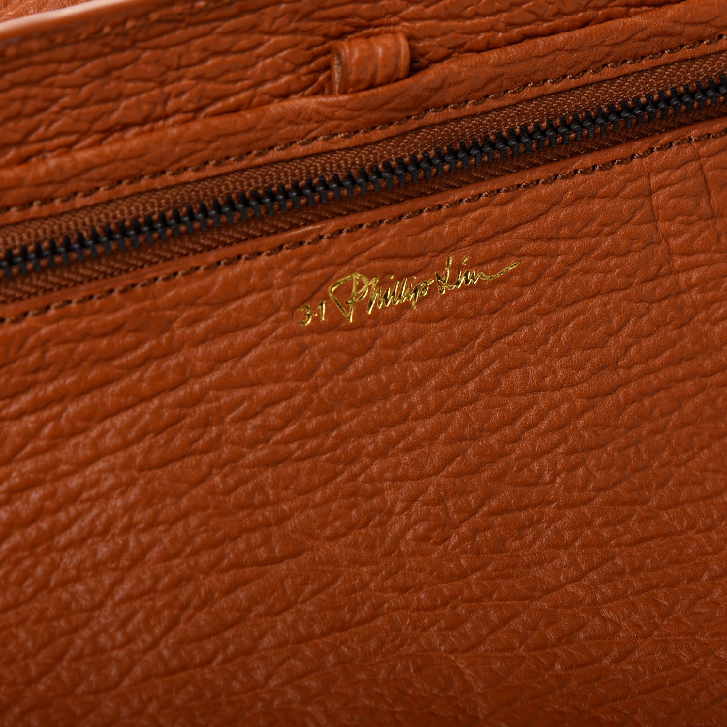 3.1 Phillip Lim Textured Calfskin Medium Pashli Satchel Mandarin 7 of 8