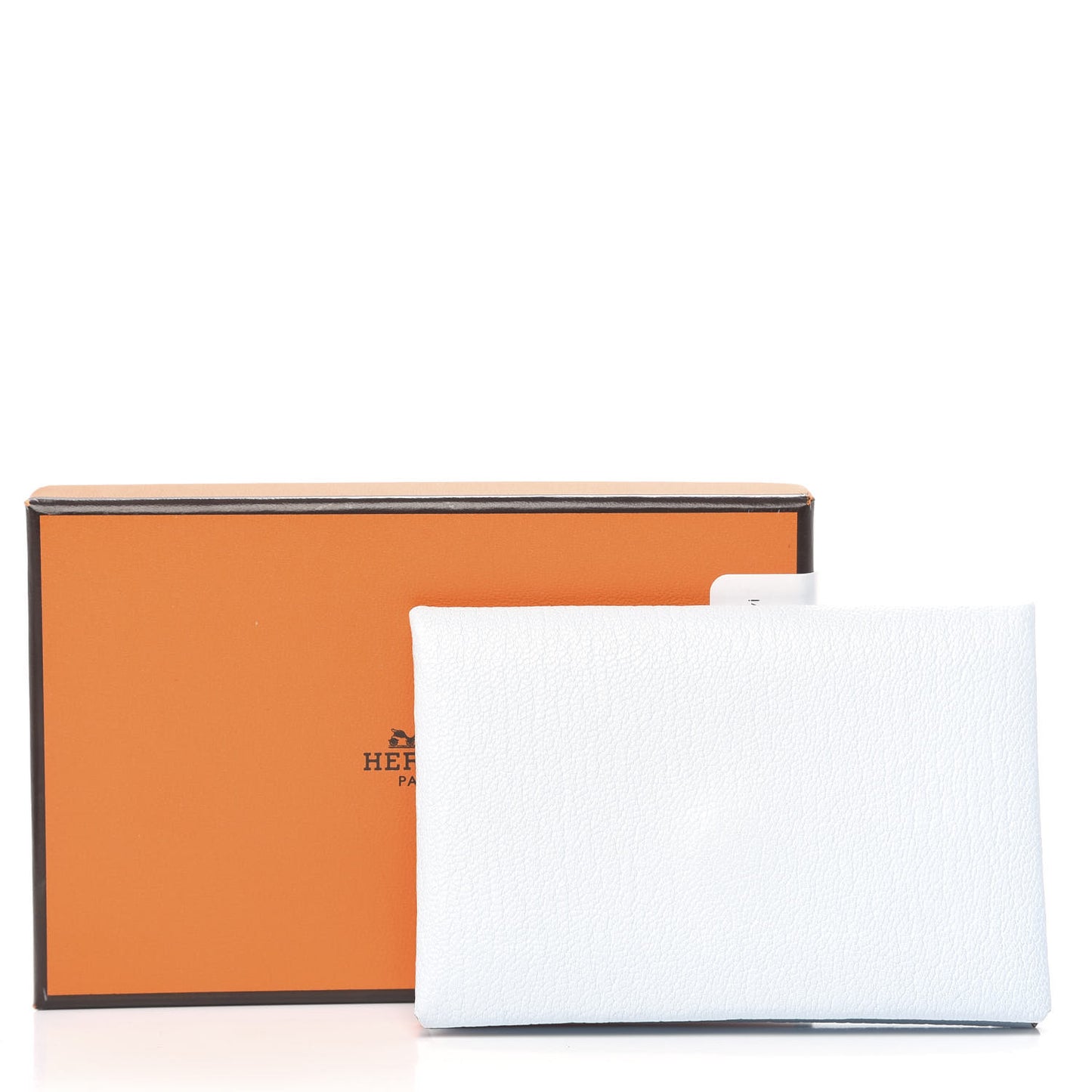 Chevre Mysore Verso Calvi Card Case Bleu Brume Brique