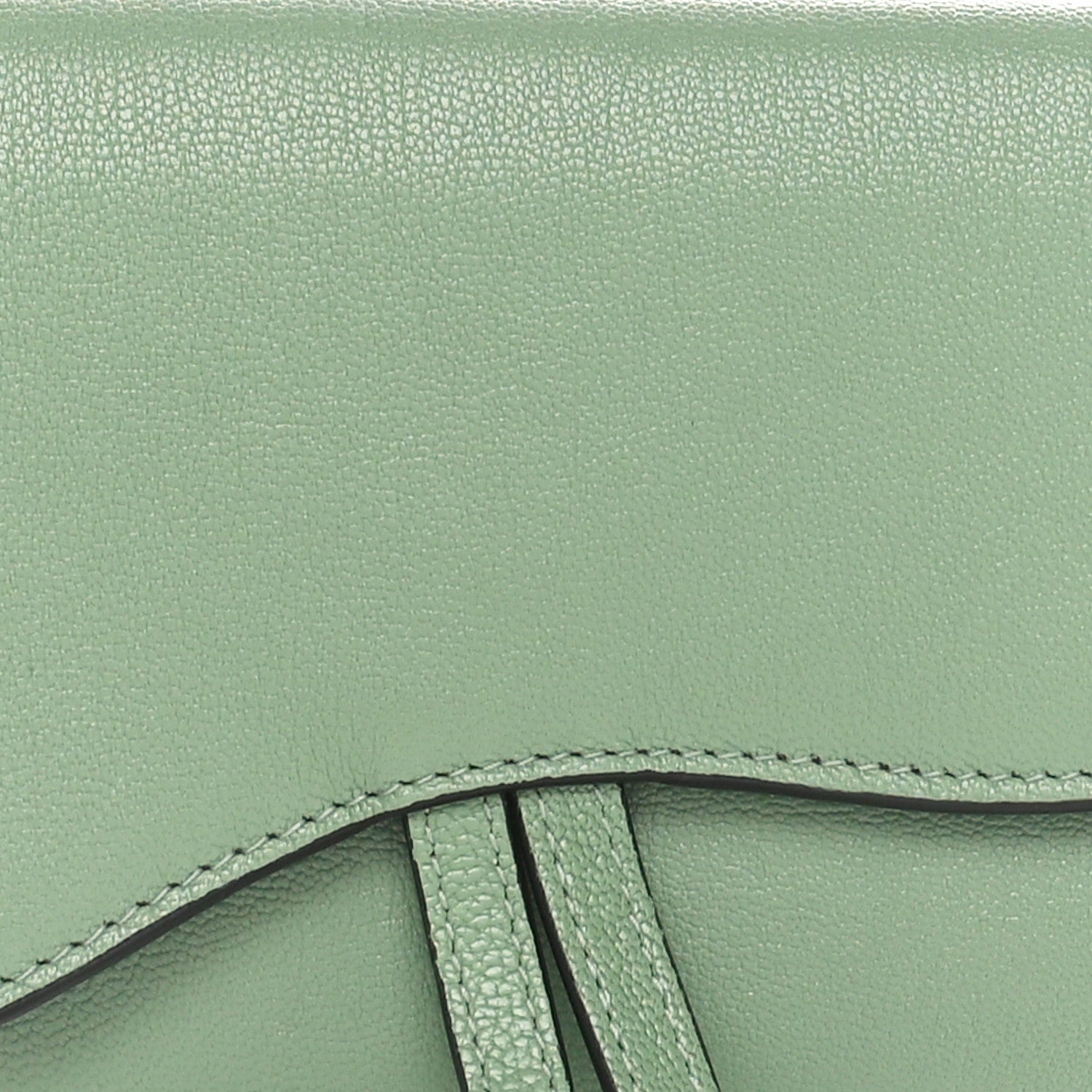 Christian Dior Goatskin Saddle Long Wallet Queen Mint 7 of 9