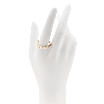 Tiffany 18K Rose Gold Diamond Logo Band Ring 64 10.75 2 of 5