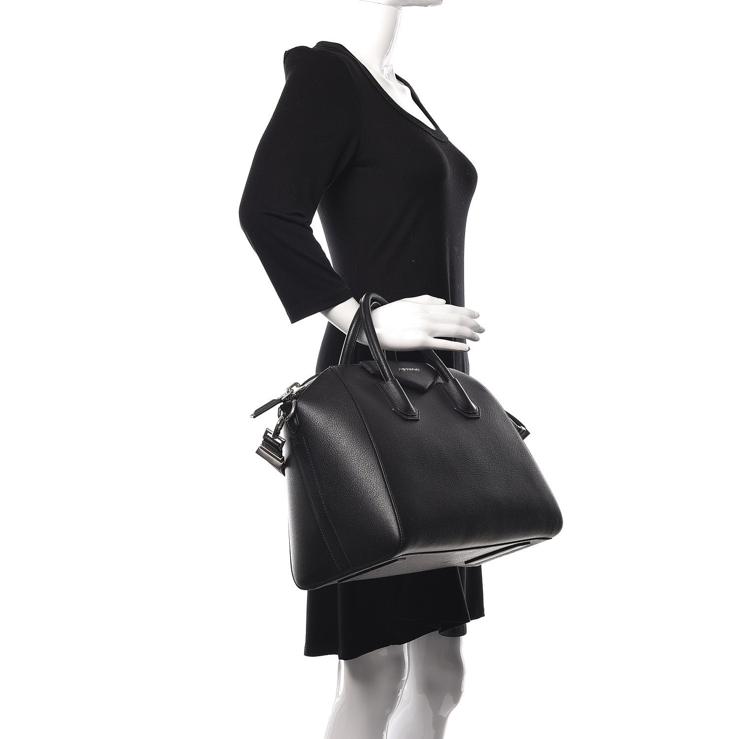 Givenchy Sugar Goatskin Medium Antigona Black 2 of 13