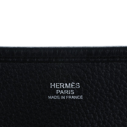 Hermes Taurillon Clemence Evelyne III PM Black 5 of 8