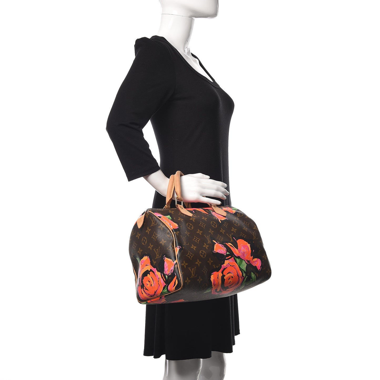 Monogram Roses Speedy 30