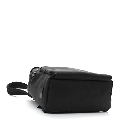 Fendi Nylon Vitello Elite Monster Eyes Rounded Backpack Black Yellow 4 of 10