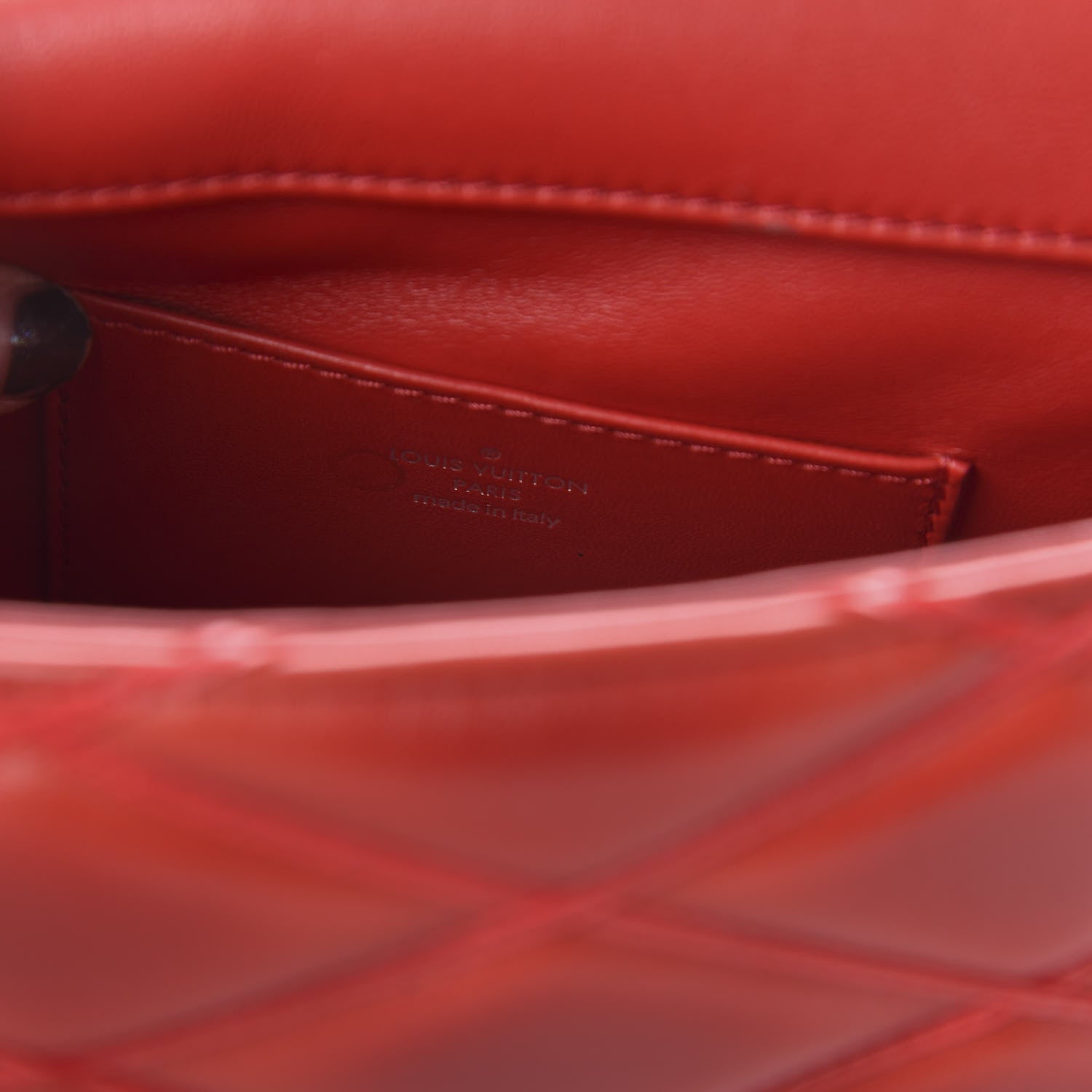 Louis Vuitton Lambskin Malletage GO-14 PM Red 9 of 10