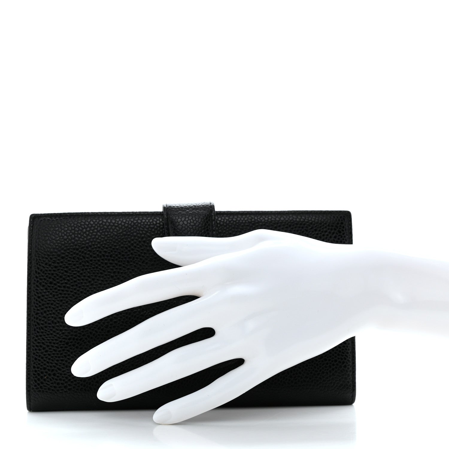 Chanel Caviar Timeless CC French Wallet Black 2 of 8