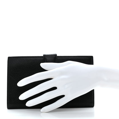 Chanel Caviar Timeless CC French Wallet Black 2 of 8